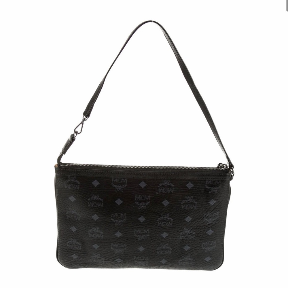 MCM Black Leather  Bag